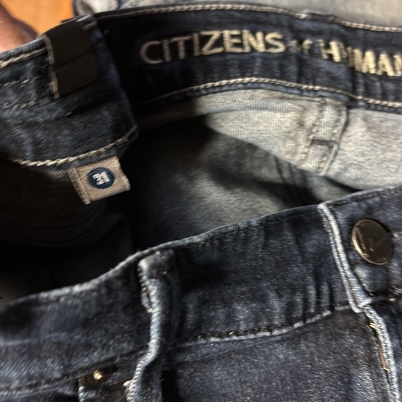 Citizens of Humanity Women’s Ava Low Rise Straight Leg Jeans Ankle Fray Size 31 - Picture 2 of 11